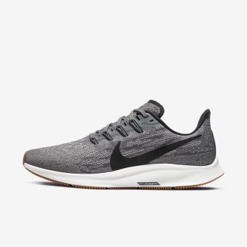 Nike Air Zoom Pegasus 36 - Női Futócipő - Fehér/Világos Barna/Szürke